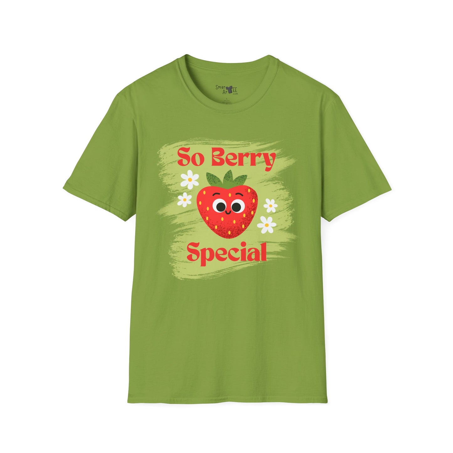 So Berry Special Unisex Softstyle T-Shirt | Cute Strawberry Graphic Pun Tee, Fun Gift for Friends, Summer Vibes, Birthday, Casual Wear