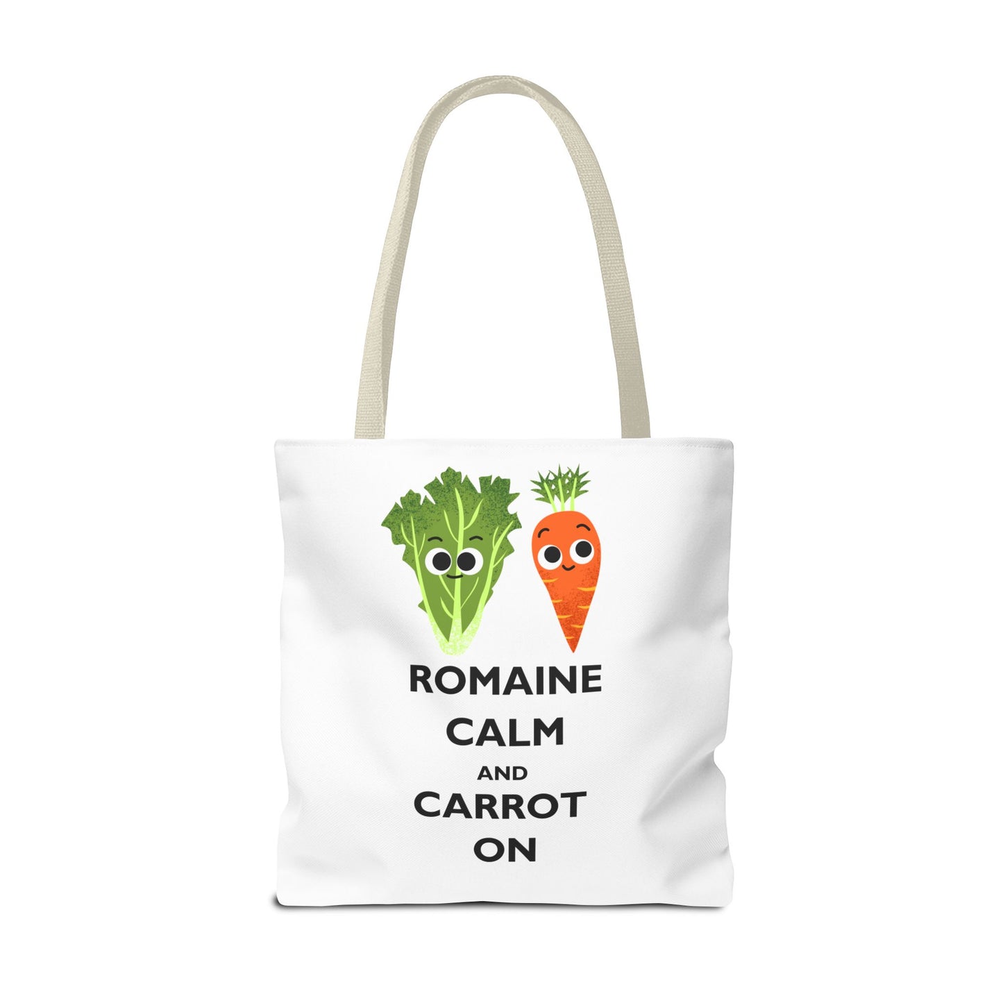 Romaine Calm Tote Bag, Funny Tote for Garden Lovers, Eco-Friendly Shopper, Gift for Veggie Enthusiasts, Grocery Bag, Quirky Farm Bag