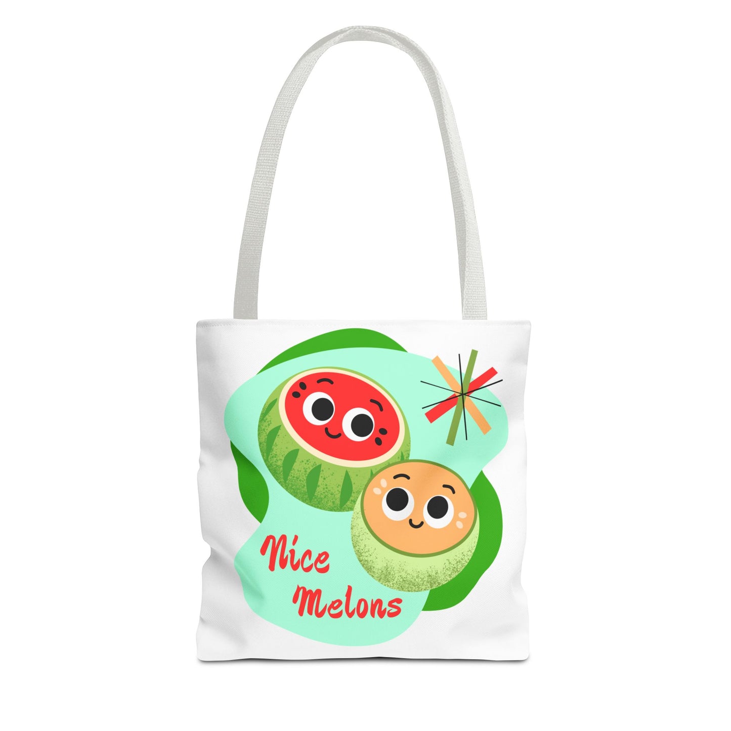 Cute Fruit Tote Bag, Nice Melons Design, Summer Essentials, Grocery Shopping, Beach Day, Gift for Fruit Lovers