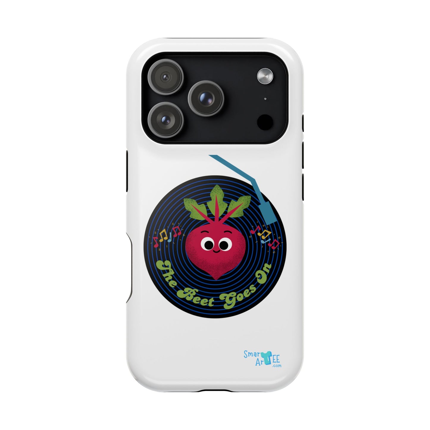 Fun Impact-Resistant Phone Cases - Unique Phone Accessories, Beet Pun Themed, Holiday Present