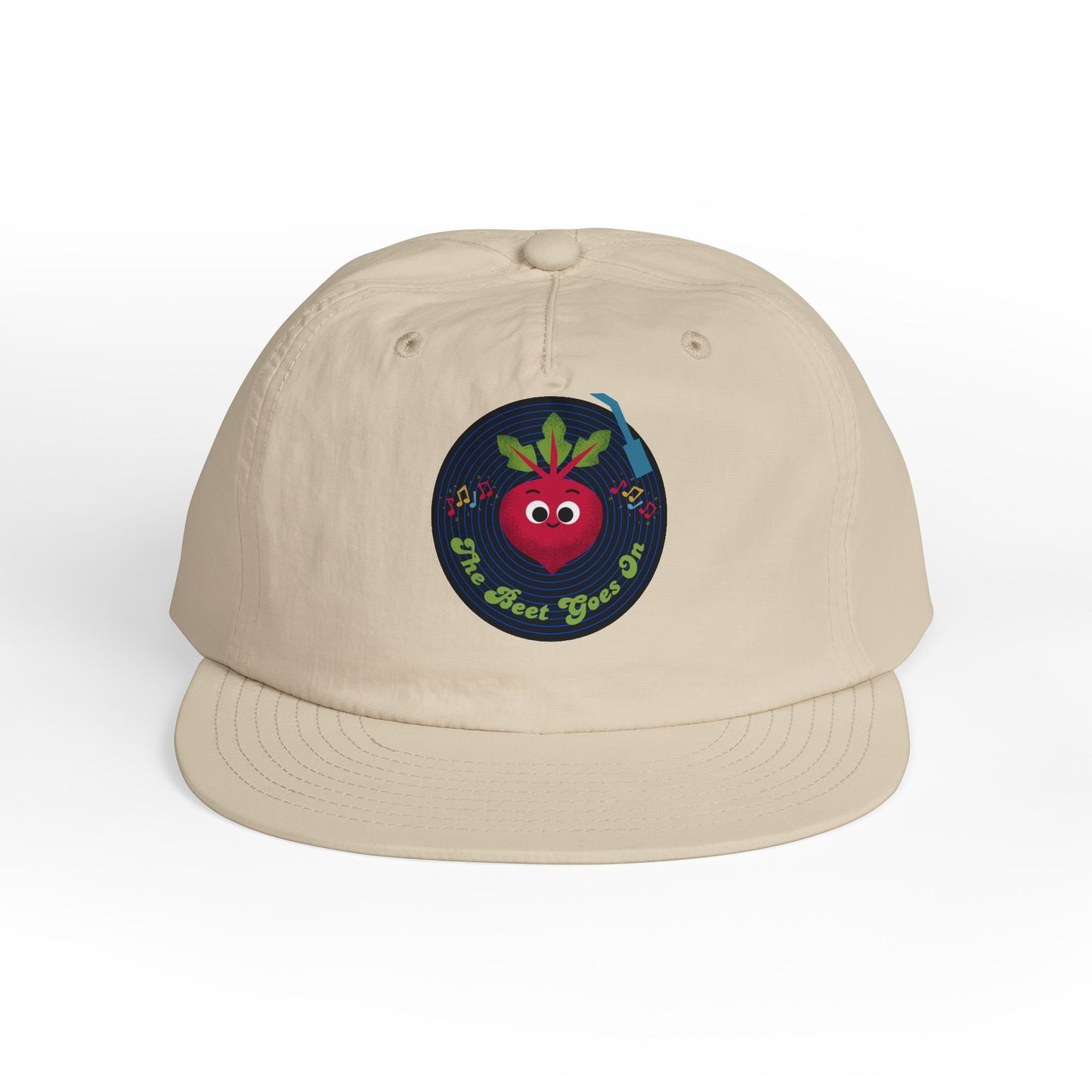 Surf Cap with Fun The Beet Goes On Pun Design, Cool Beach Hat, Perfect for Surfing, Gifts for Beach Lovers, Summer Accessories