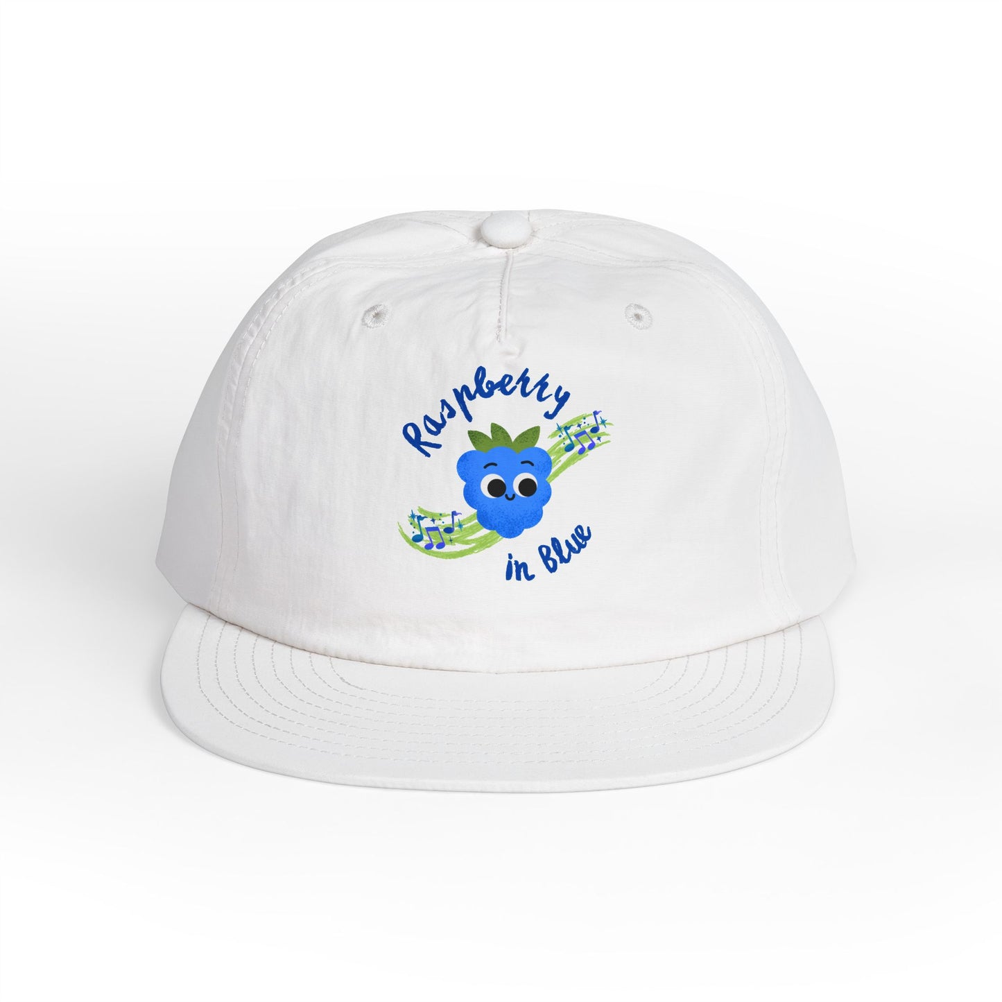 Rhapsody in Blue Pun Surf Cap | Fun Summer Hat, Youth Beachwear, Gift for All Ages, Outdoor Adventures, Vacation Accessory
