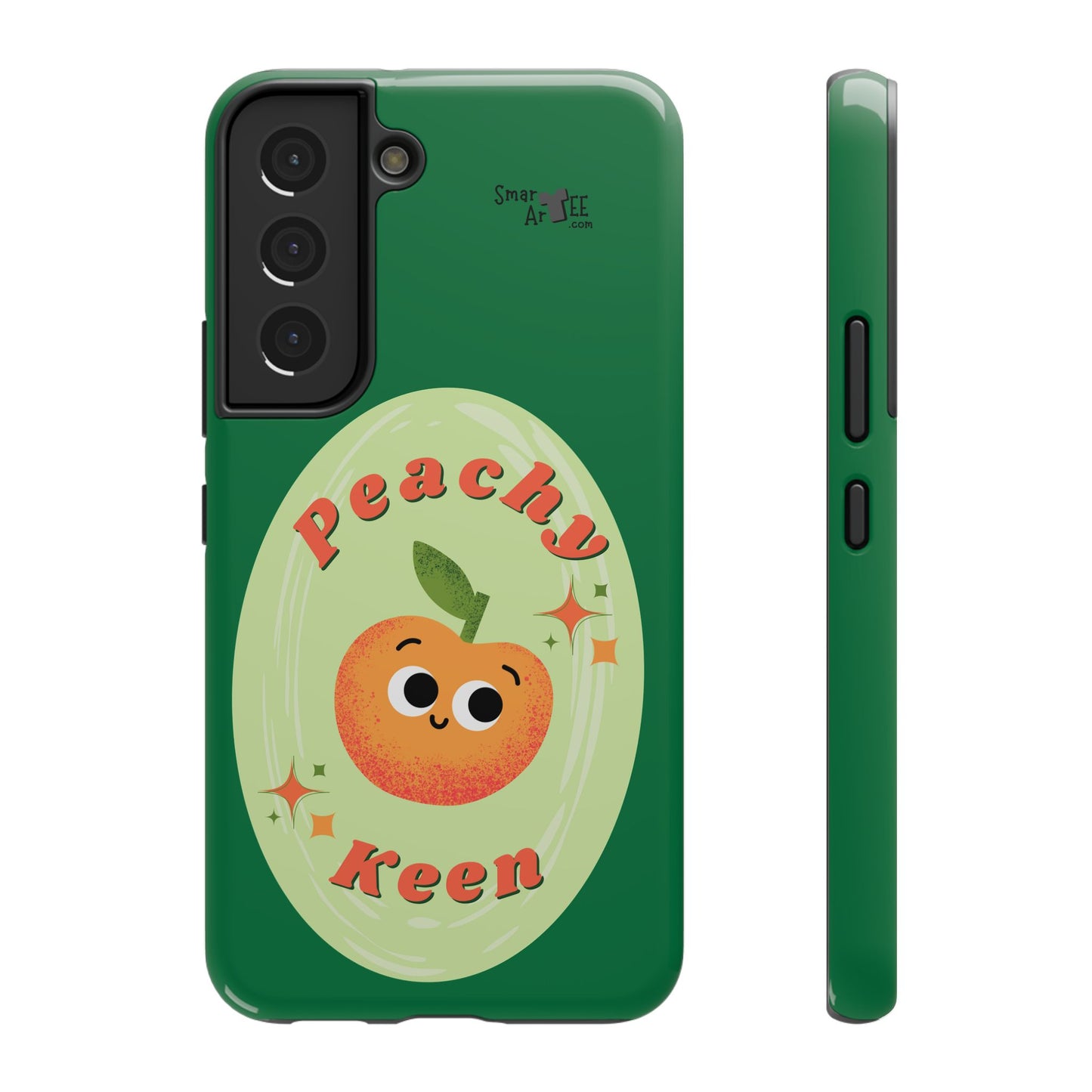 Peachy Keen Phone Case, Cute Impact-Resistant Case, Fun Smartphone Cover, Gift for Fruit Lovers, Customizable Phone Accessory