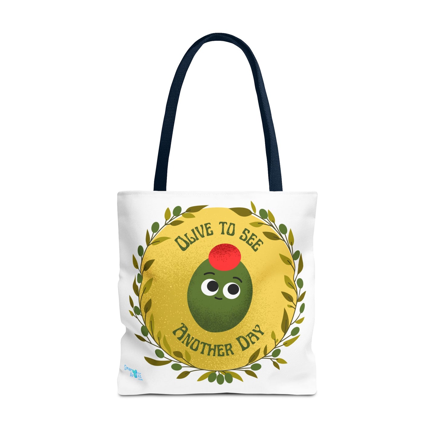Olive to See Another Day Tote Bag | Fun Eco-Friendly Shopping Bag, Gift for Friends, Cute & Quirky, Everyday Carry, Summer Outing