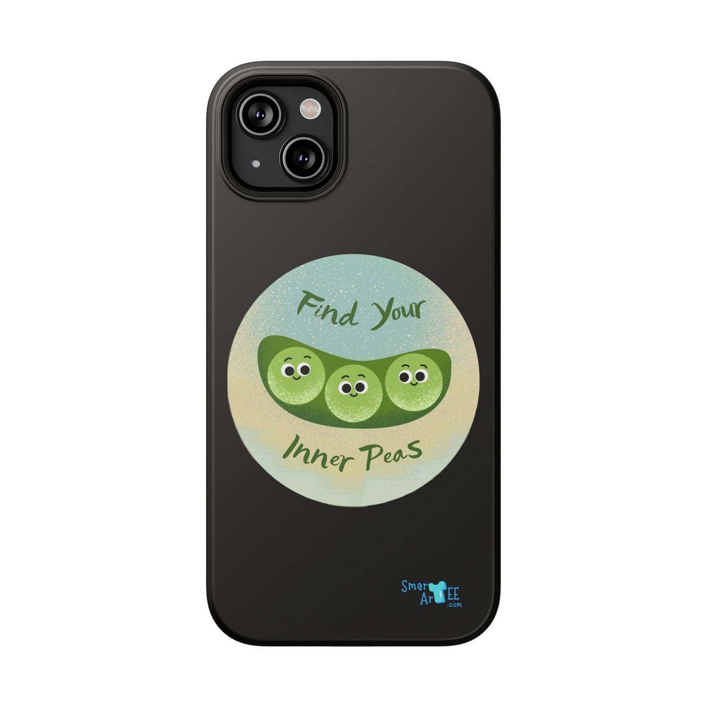 Find Your Inner Peas Phone Case | Impact-Resistant, Cute Phone Cover for Veggie Lovers, Gift for Friends, Fun Phone Accessories