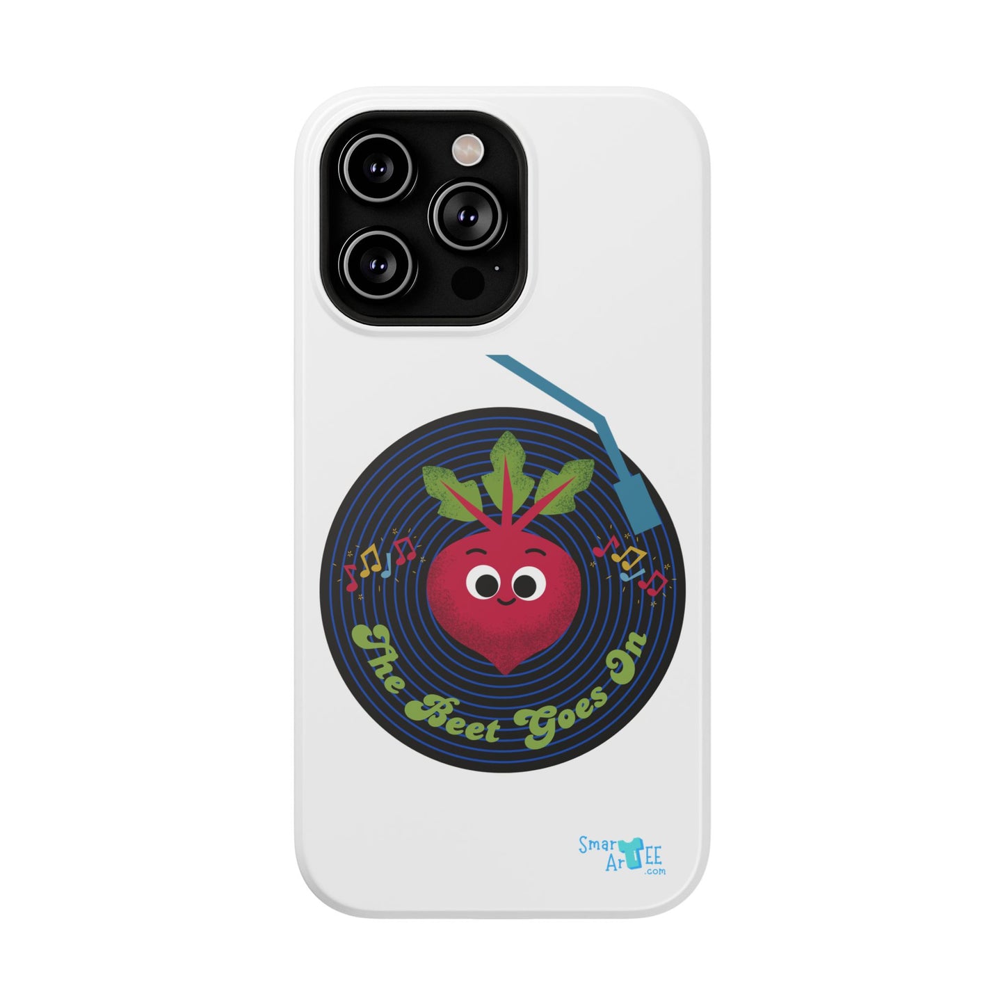 Fun Impact-Resistant Phone Cases - Unique Phone Accessories, Beet Pun Themed, Holiday Present