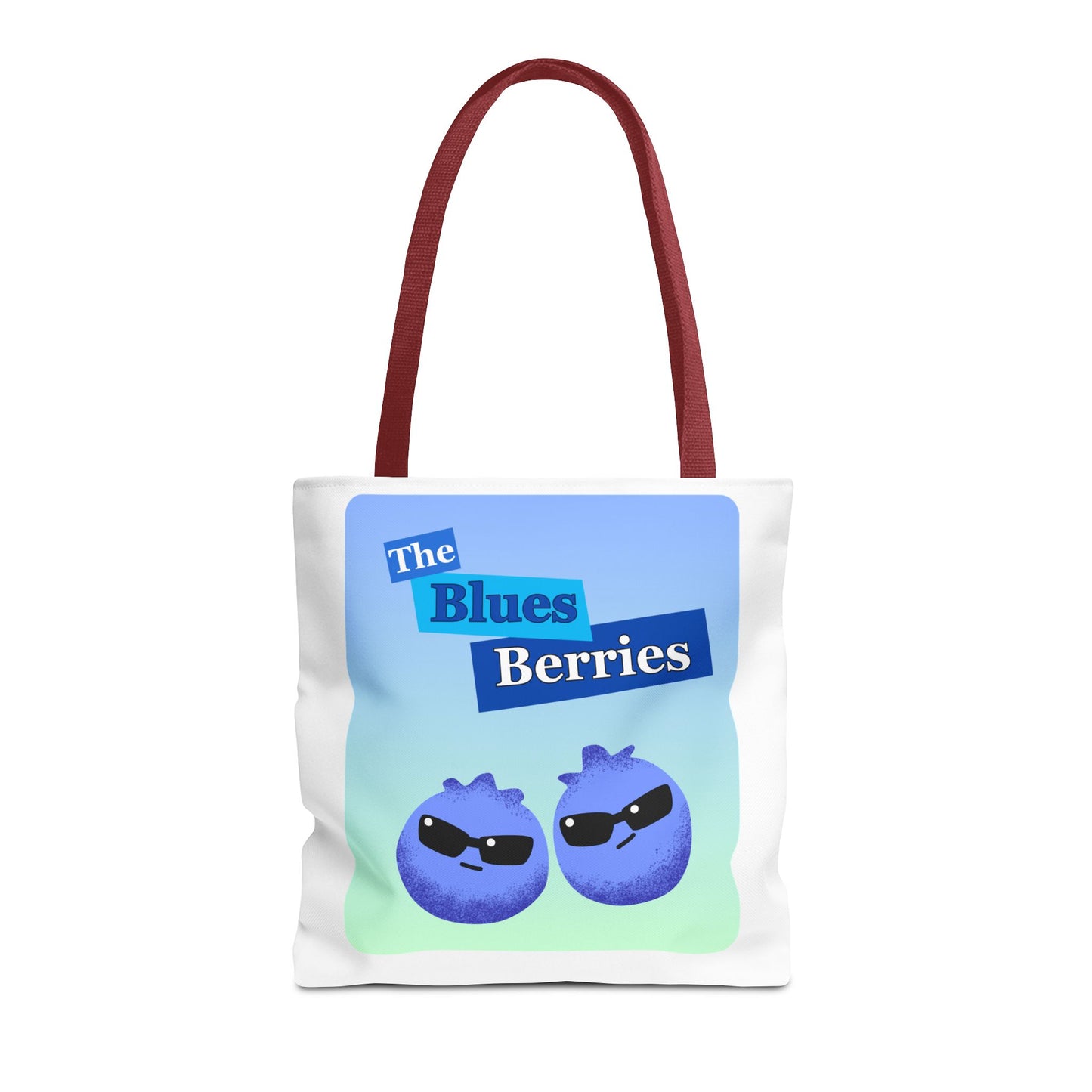 Sassy Blues Berries Tote Bag | Fun Berry Art, Grocery Shopping, Beach Day, Gift for Berry Lovers, Eco-Friendly Bag
