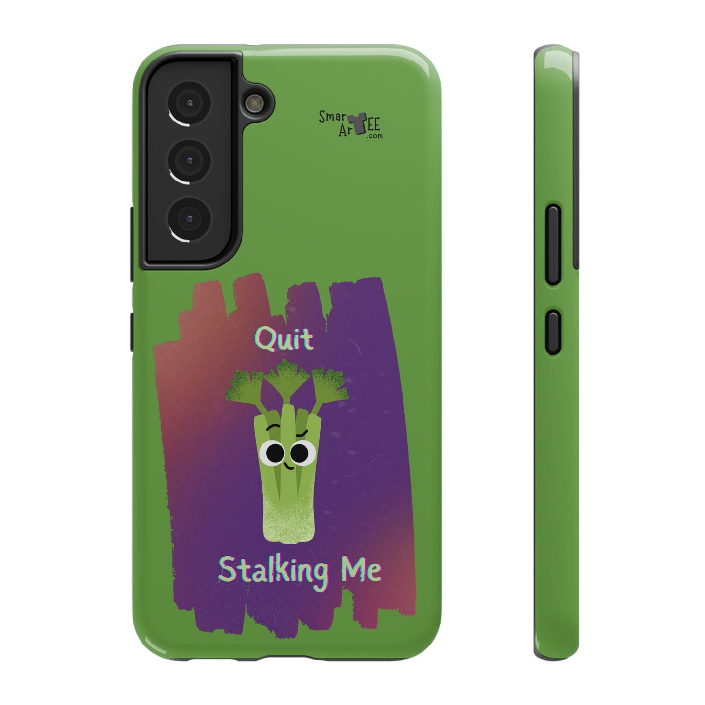 Cute Celery Pun Phone Case, Quirky Impact-Resistant Cell Phone Cover, Gift for Veggie Lovers, Fun Accessories for Friends