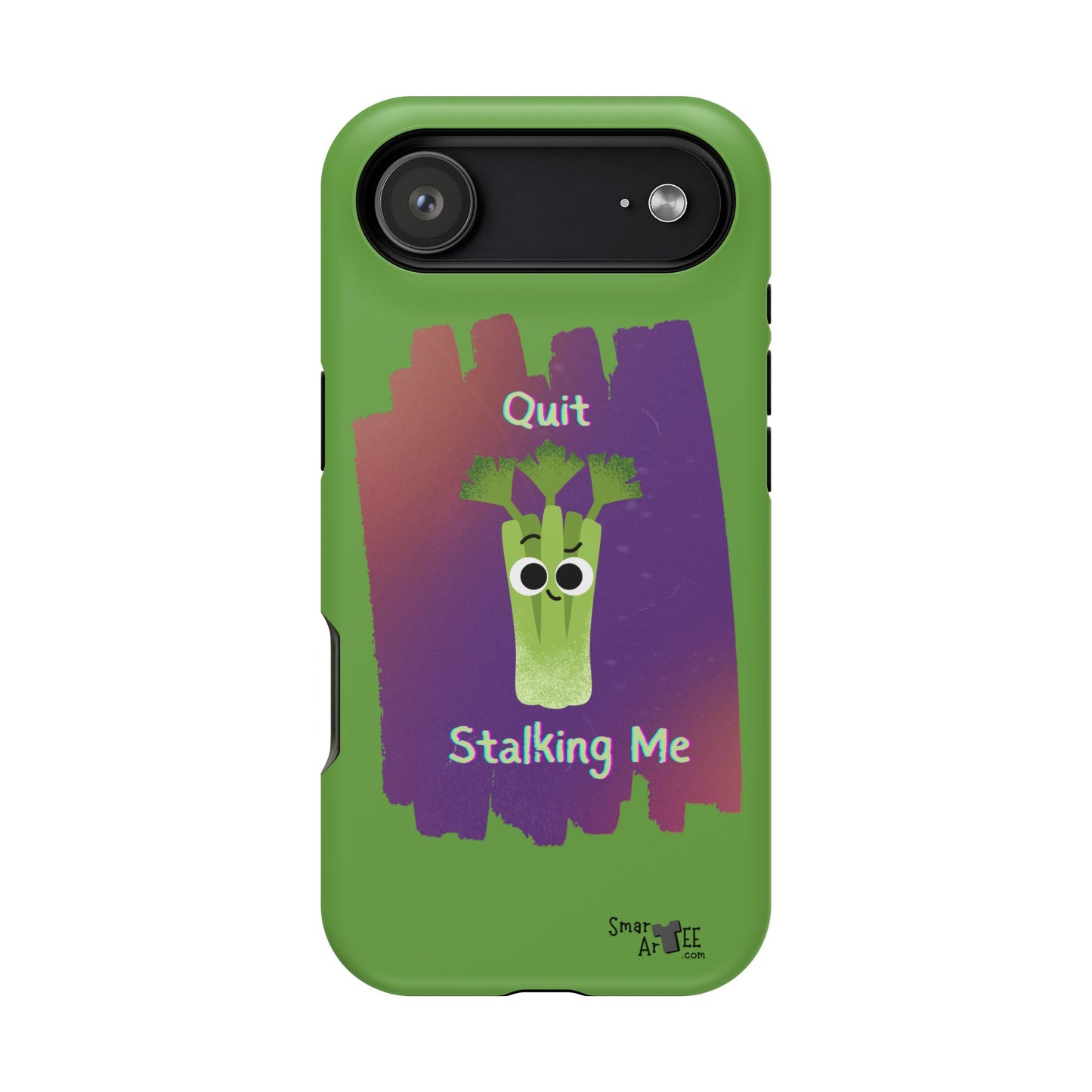 Cute Celery Pun Phone Case, Quirky Impact-Resistant Cell Phone Cover, Gift for Veggie Lovers, Fun Accessories for Friends