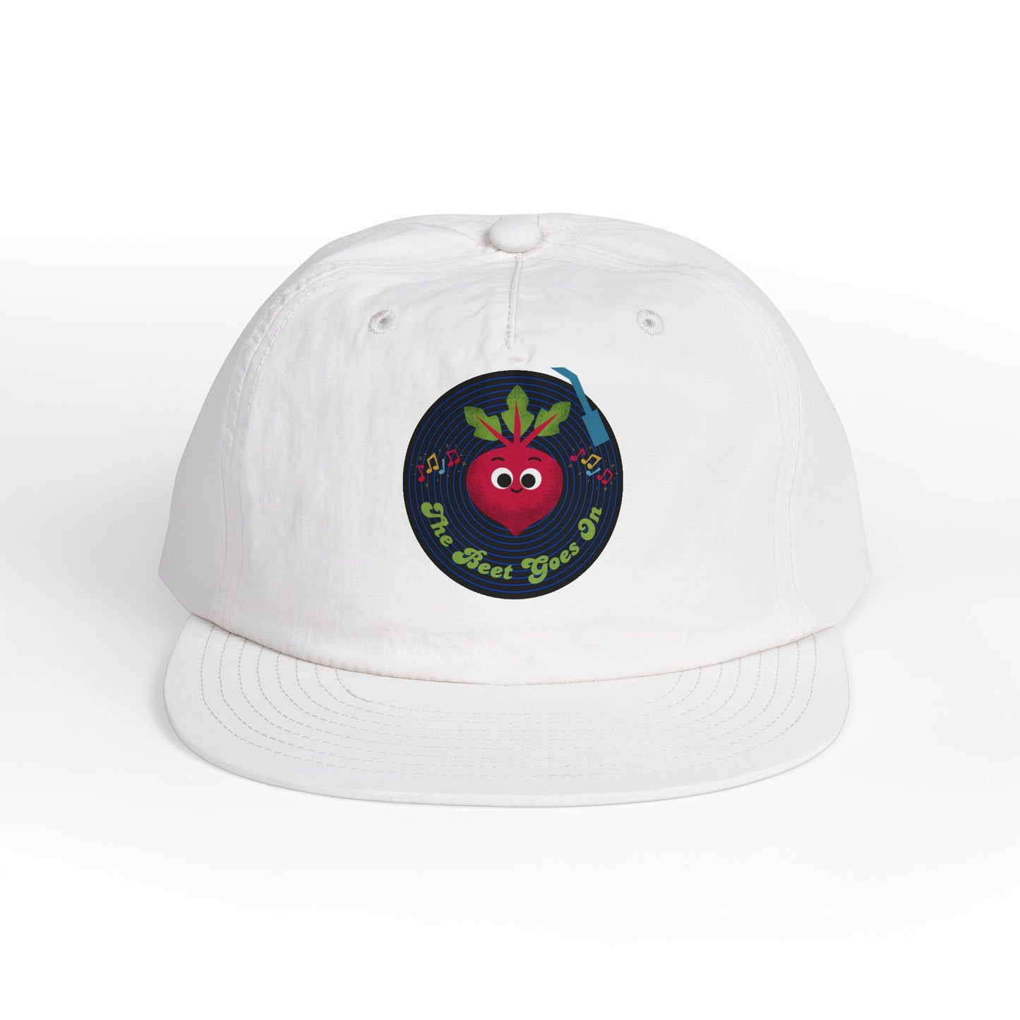 Surf Cap with Fun The Beet Goes On Pun Design, Cool Beach Hat, Perfect for Surfing, Gifts for Beach Lovers, Summer Accessories