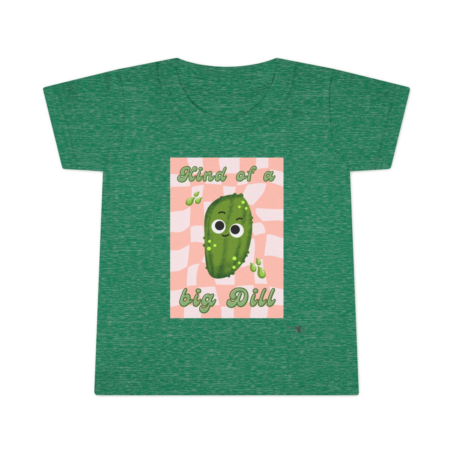 Cute Toddler Shirt, Kind of a Big Dill Tee, Funny Pickle Pun Shirt, Kids Gift, Summer Outfit, Toddler Apparel