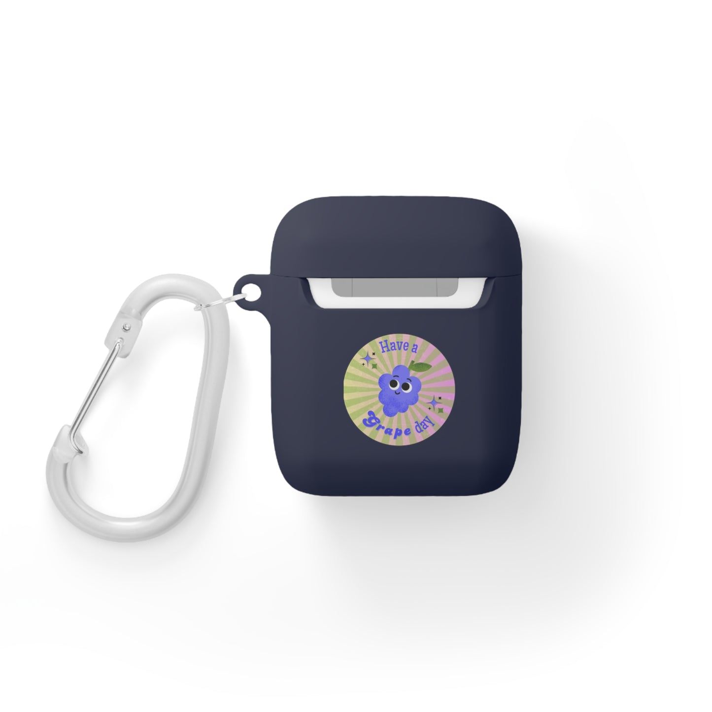 Cute Grape AirPods Case Cover, Fun Earbuds Protector, Gift for Music Lovers, Colorful Accessory, Great Gift Idea