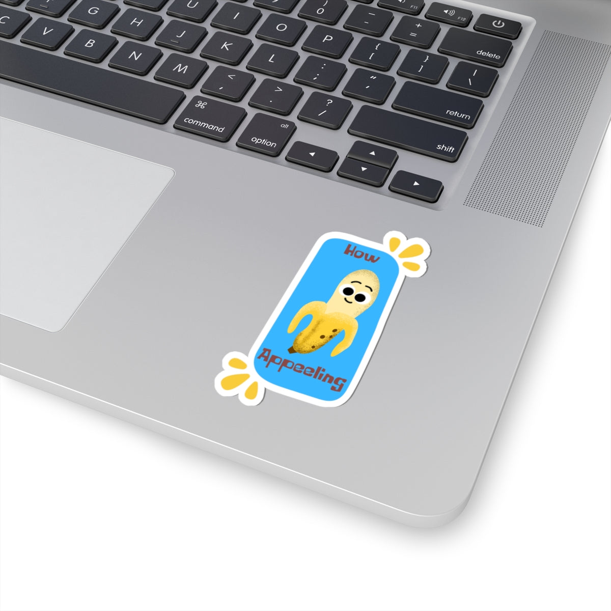 Cute Banana Stickers, How Appeeling Decals, Fun Laptop Stickers, Cute Gifts for Friends, Whimsical Art for Hydroflasks, Playful Wall Decor