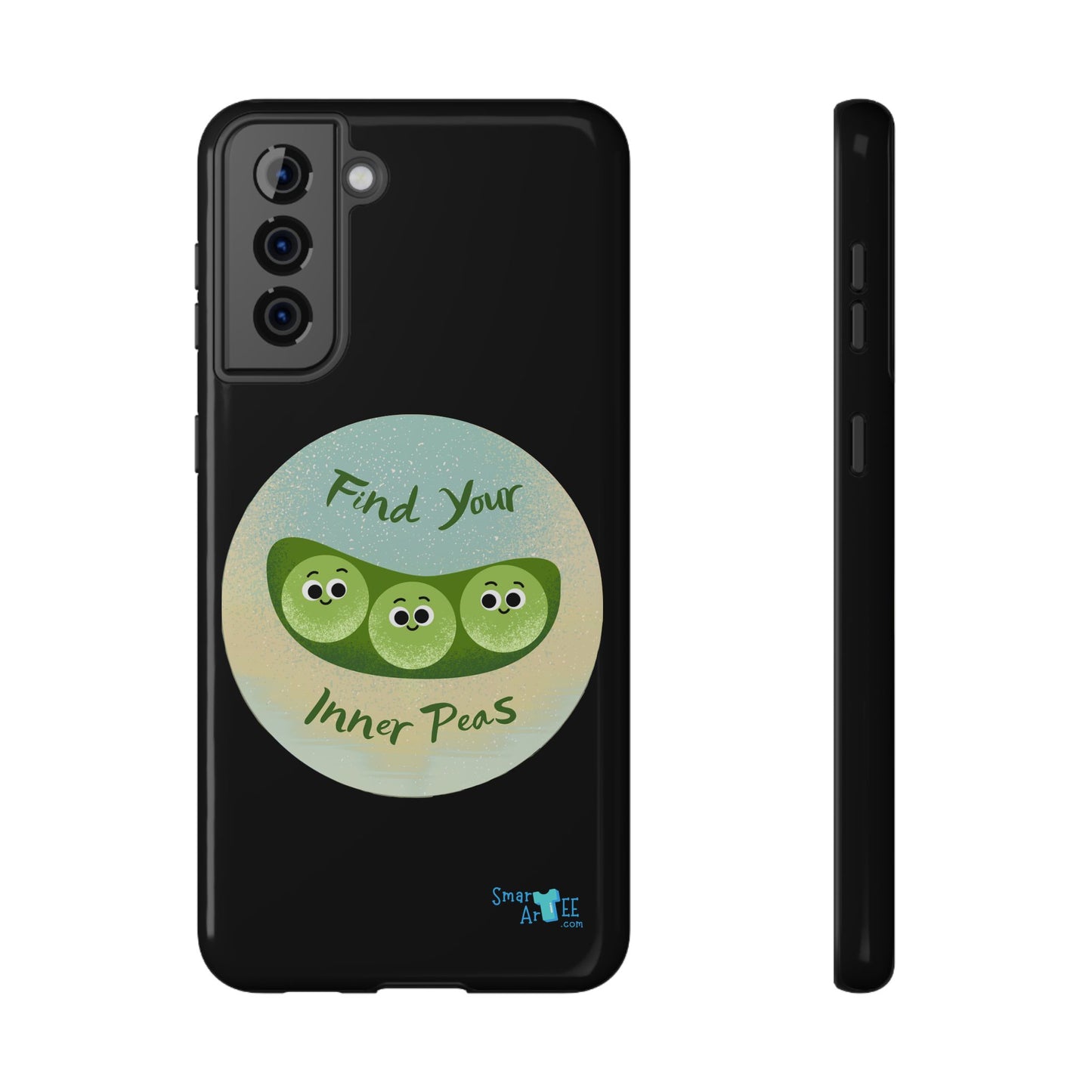 Find Your Inner Peas Phone Case | Impact-Resistant, Cute Phone Cover for Veggie Lovers, Gift for Friends, Fun Phone Accessories