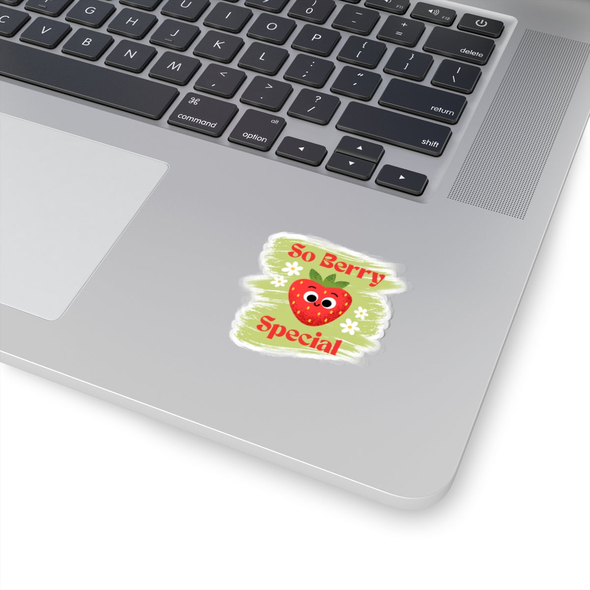 Cute Strawberry Kiss-Cut Stickers | Fun Decor for Laptops, Water Bottles, Journals, Gifts, Party Favors