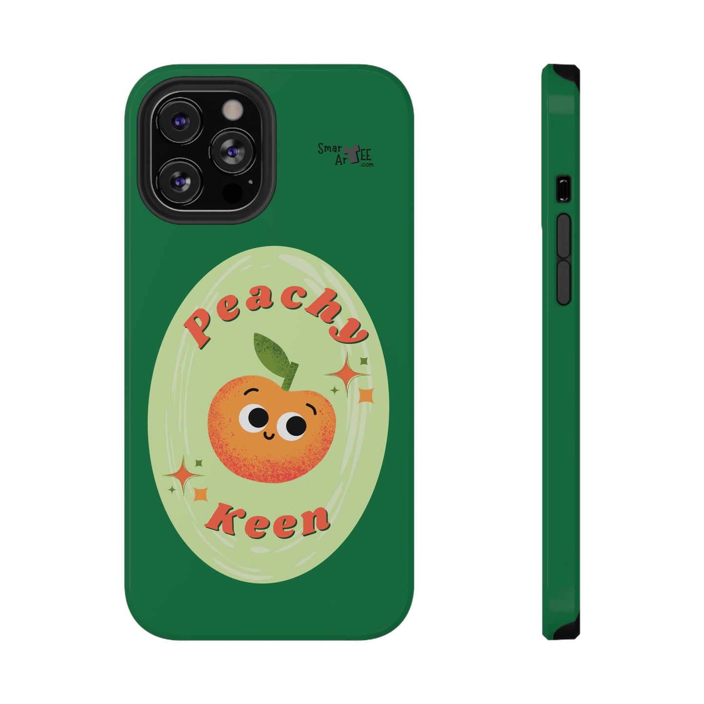 Peachy Keen Phone Case, Cute Impact-Resistant Case, Fun Smartphone Cover, Gift for Fruit Lovers, Customizable Phone Accessory