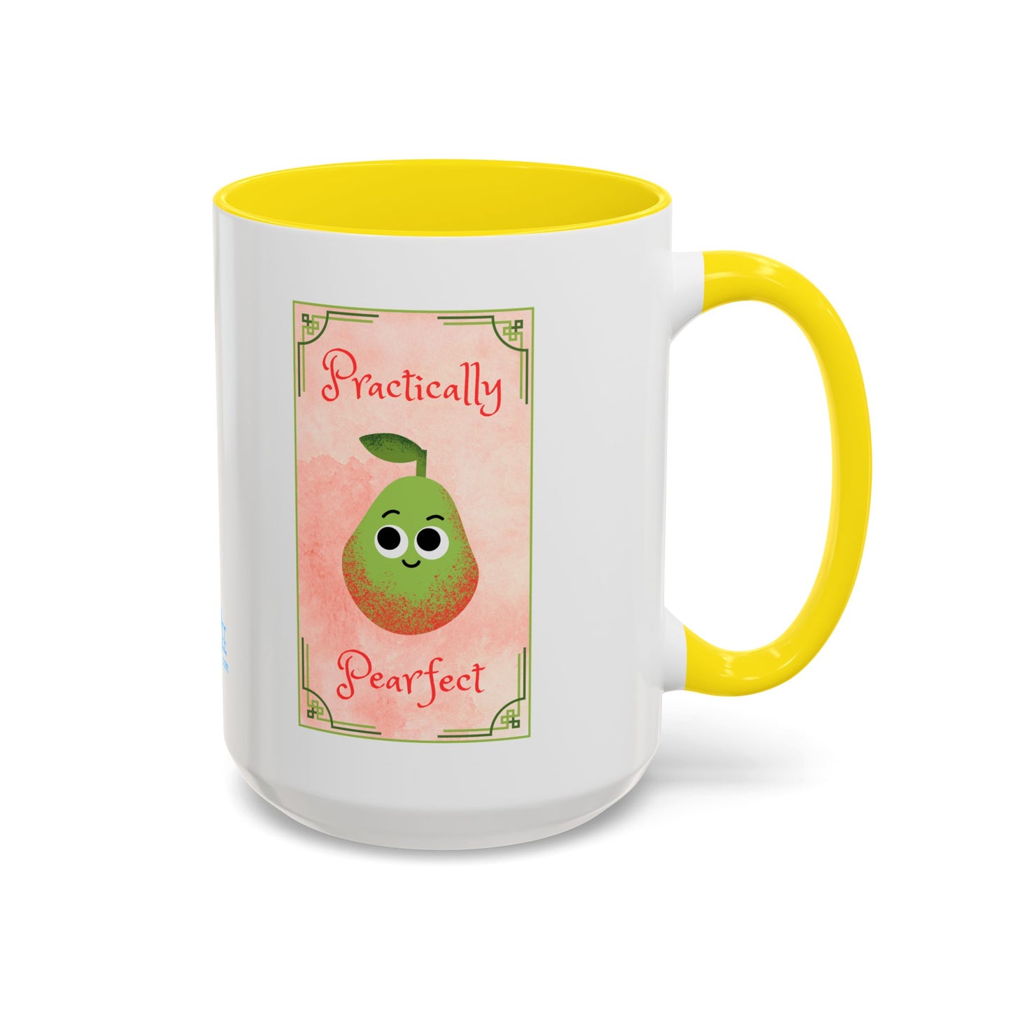 Fun Whimsical Coffee Mug, Unique Gift for Friends, Cute Pear Design, Perfect for Birthdays, Cute Kitchen Decor, Funny Drinkware