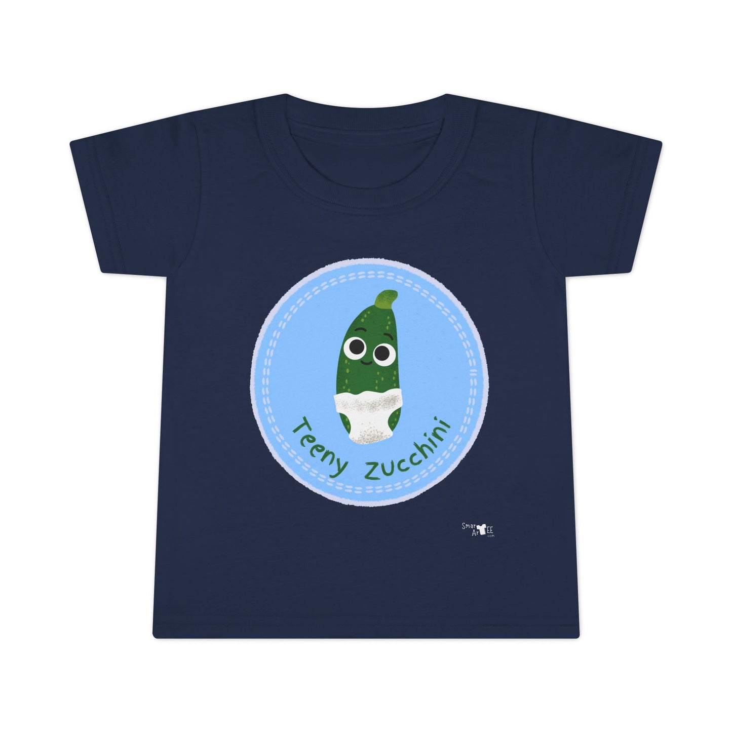 Cute Toddler Zucchini Shirt, Funny Kids Tee, Teeny Zucchini Design, Gift for Toddlers, Playful Children's Apparel