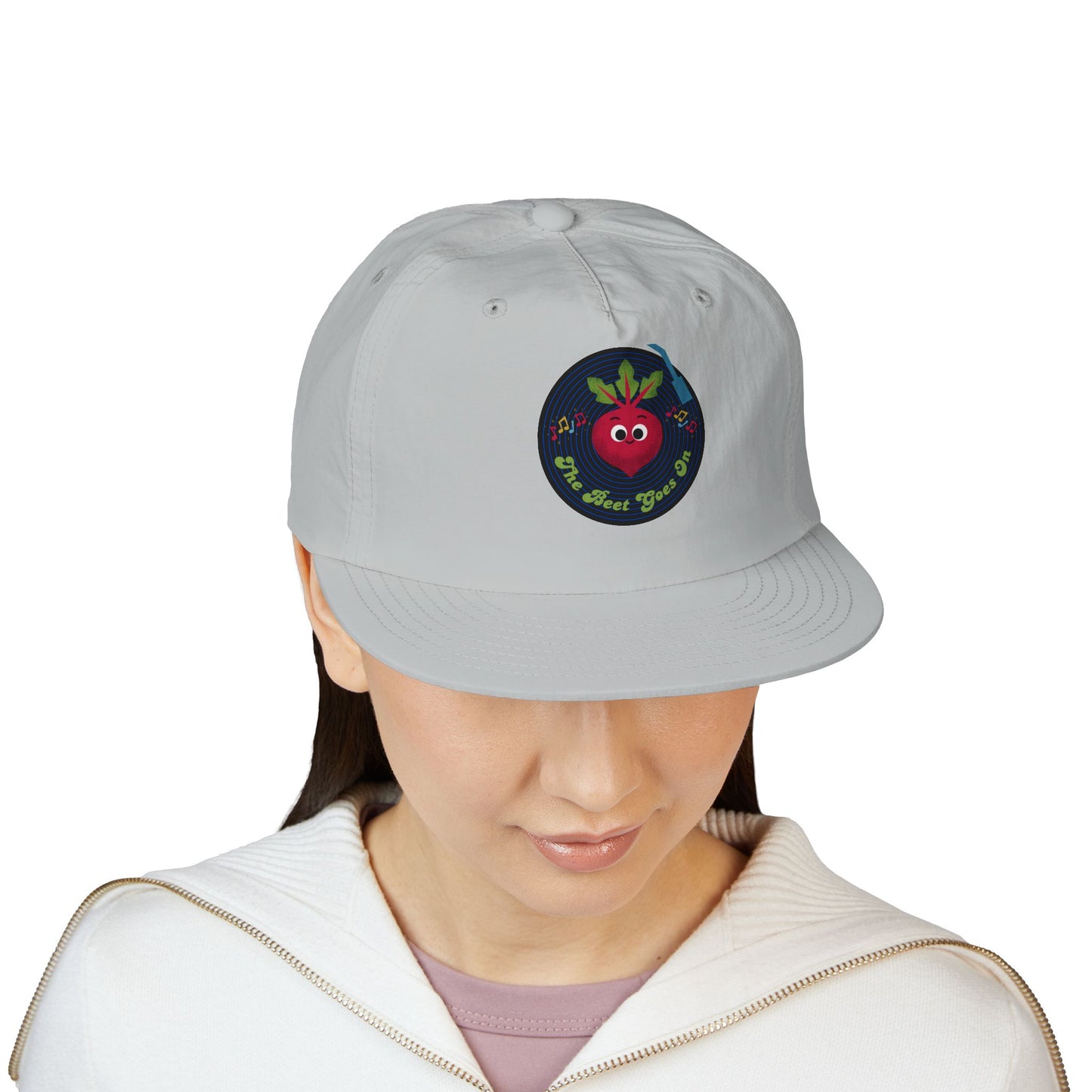 Surf Cap with Fun The Beet Goes On Pun Design, Cool Beach Hat, Perfect for Surfing, Gifts for Beach Lovers, Summer Accessories