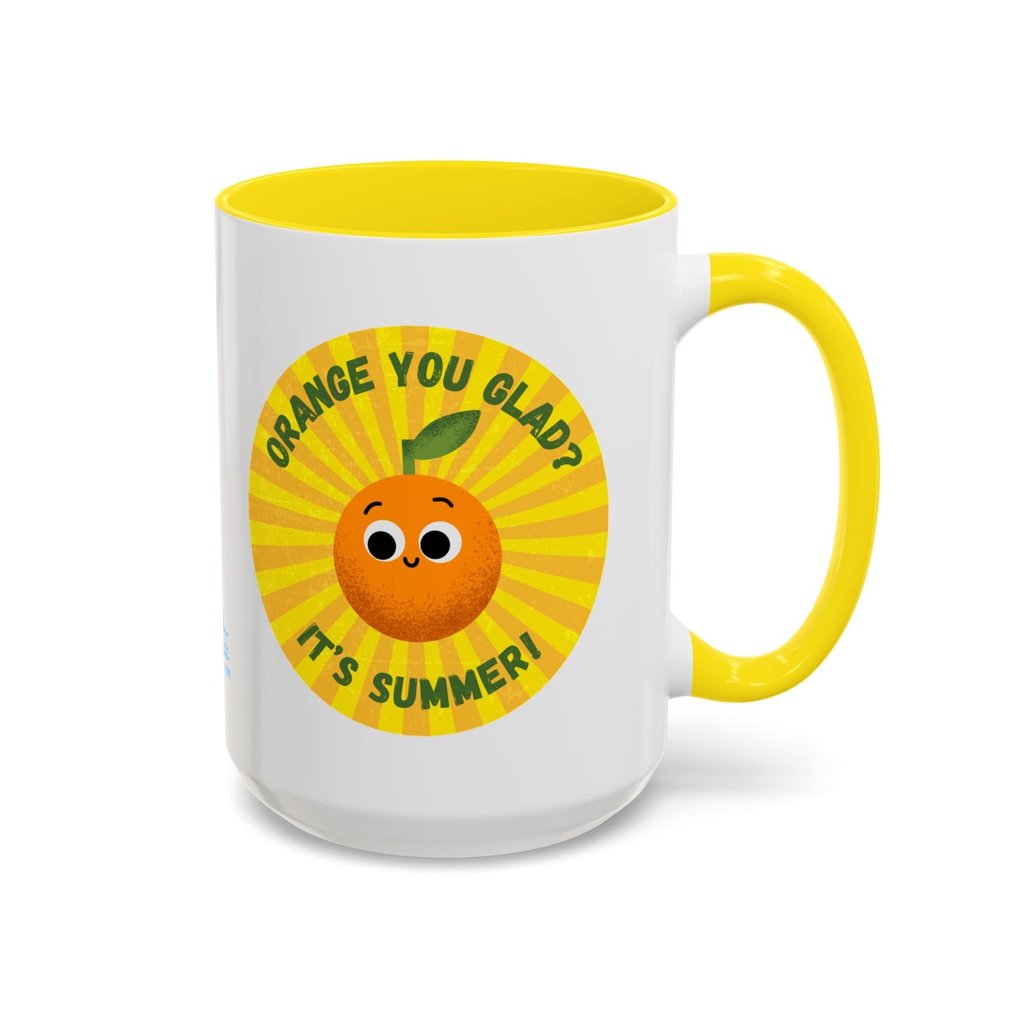 Sunny Citrus Coffee Mug - Perfect for Summer! | Fun Gift for Coffee Lovers, Kitchen Decor, Orange Enthusiasts