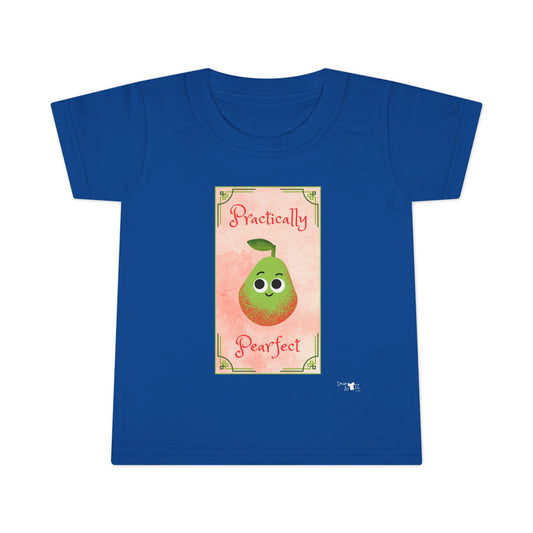 Practically Pearfect Toddler Shirt | Cute Baby Tee, Kids Gift, Playdate Essential, Toddler Clothing