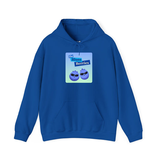Blues Brothers Pun Hoodie - Cozy Unisex Pullover, Gift for Fruit Lovers, Casual Wear, Spring Fashion, Foodie Apparel