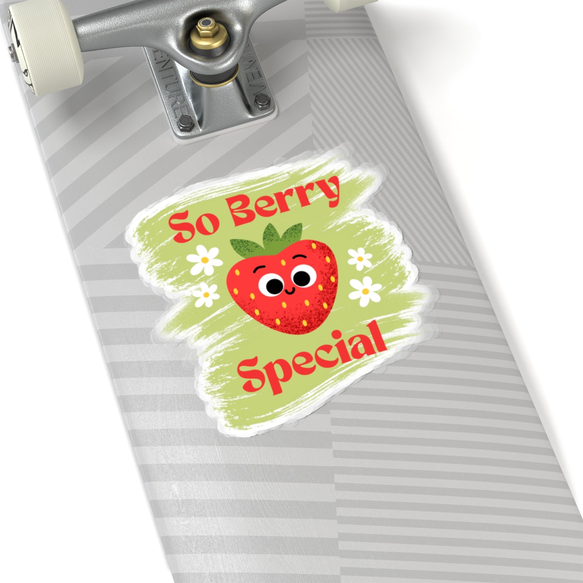 Cute Strawberry Kiss-Cut Stickers | Fun Decor for Laptops, Water Bottles, Journals, Gifts, Party Favors