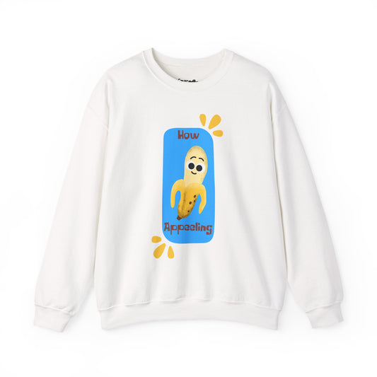 Funny Fruit Pun Sweatshirt, Unisex Sweater, Relaxed Style For Everyday Wear, Great Gift Idea