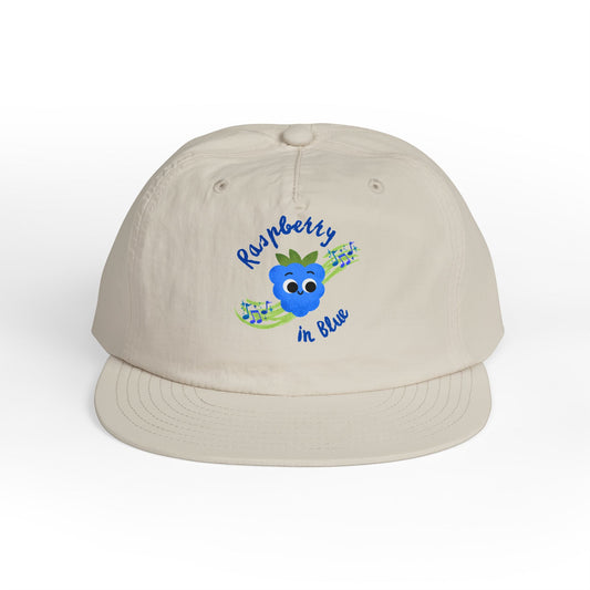 Rhapsody in Blue Pun Surf Cap | Fun Summer Hat, Youth Beachwear, Gift for All Ages, Outdoor Adventures, Vacation Accessory