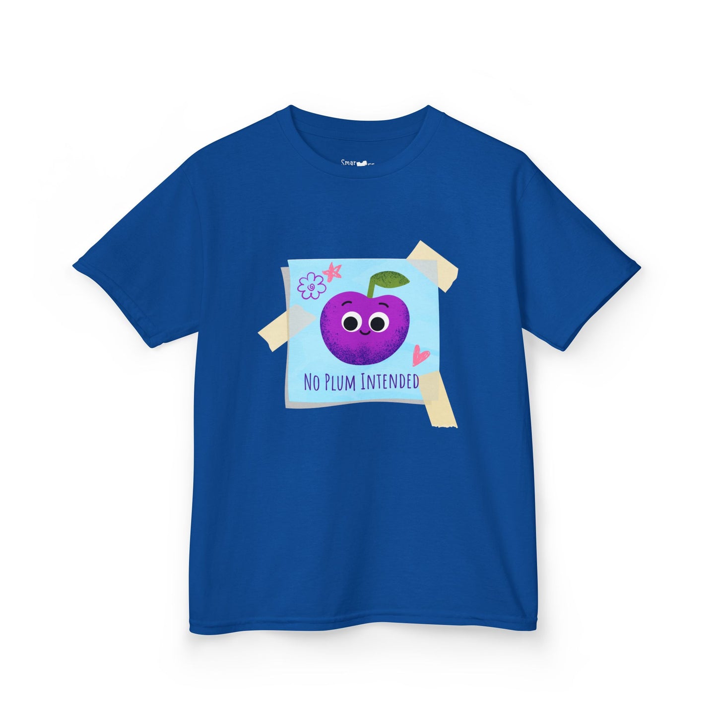 Kids Graphic Tee, Funny Kids Pun Shirt, Cute Apparel for Children, No Plum Intended Design, Birthday Gift, Everyday Wear