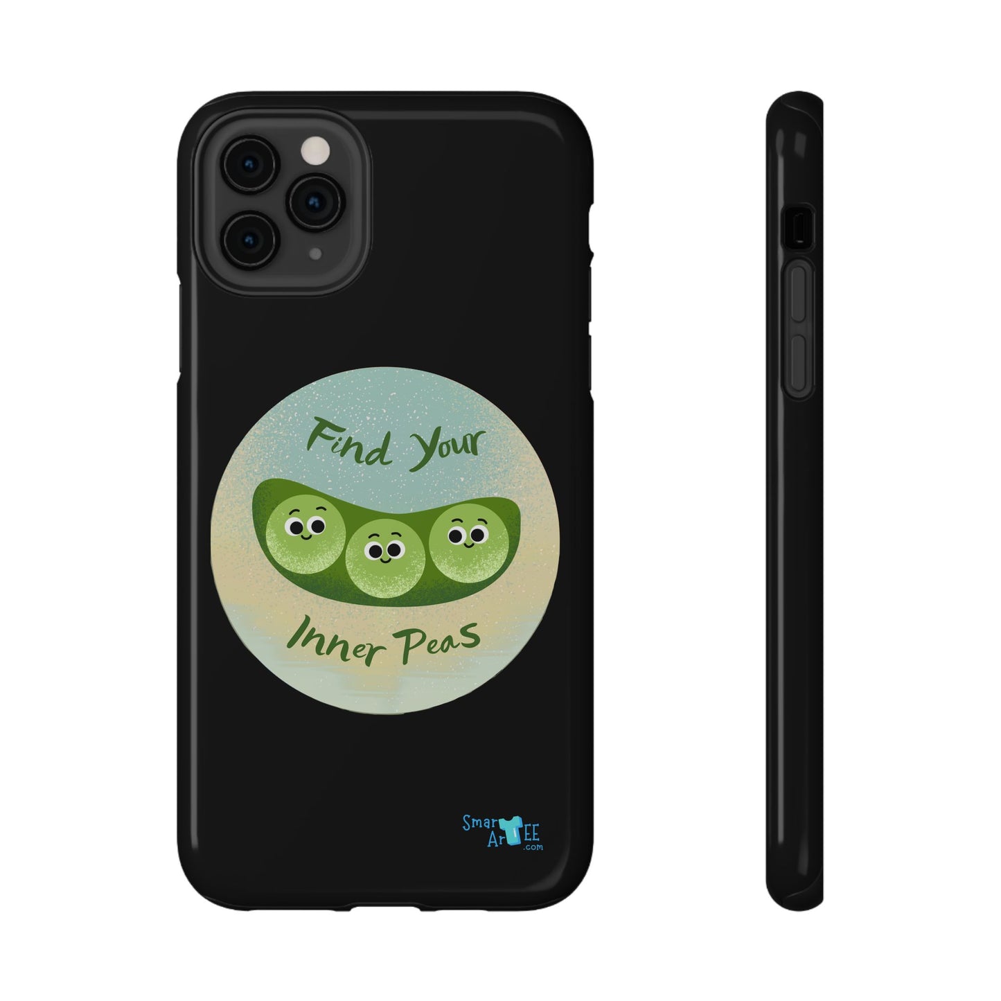 Find Your Inner Peas Phone Case | Impact-Resistant, Cute Phone Cover for Veggie Lovers, Gift for Friends, Fun Phone Accessories