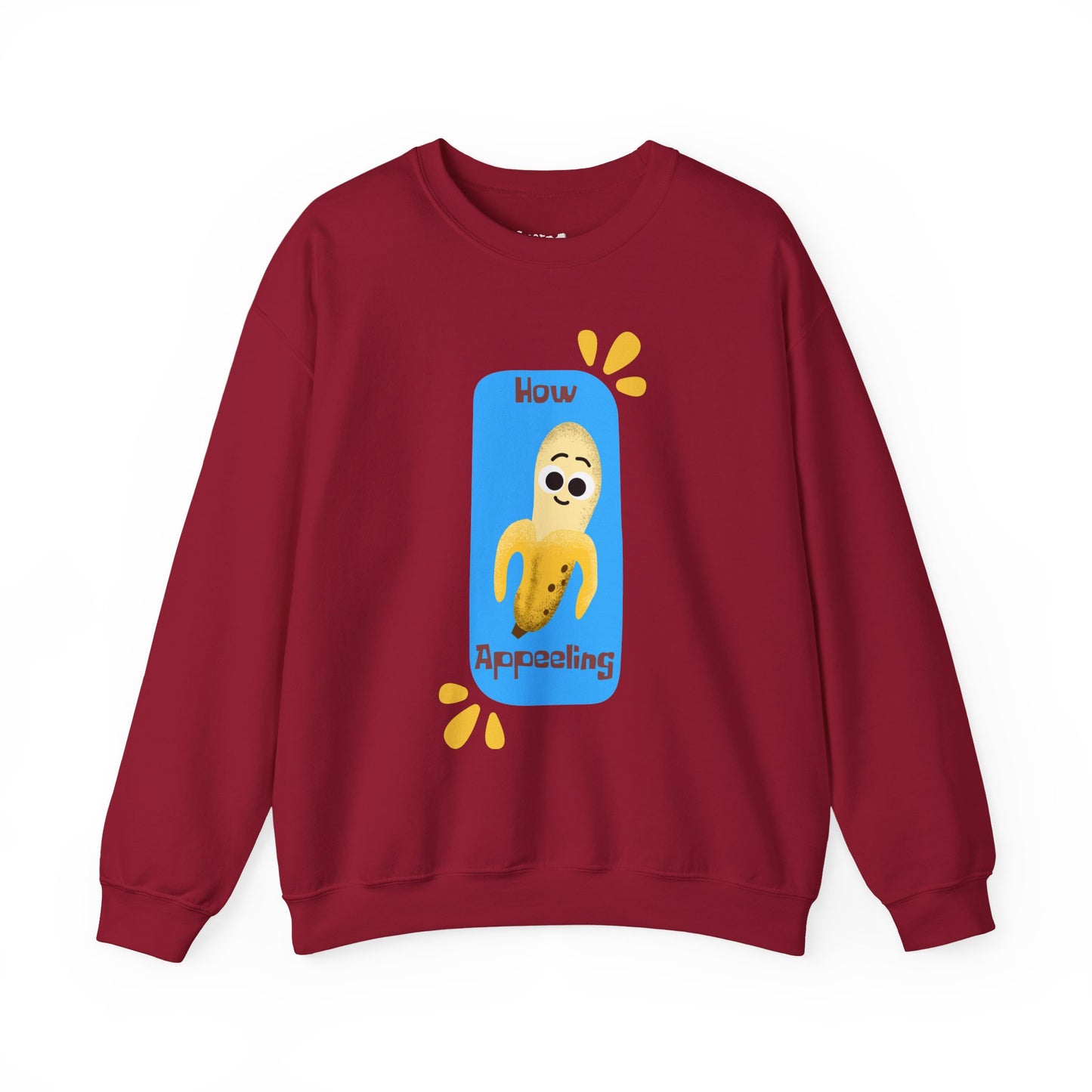 Funny Fruit Pun Sweatshirt, Unisex Sweater, Relaxed Style For Everyday Wear, Great Gift Idea