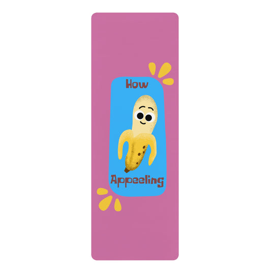 Whimsical Yoga Mat - Fun Banana Pun Design for Fitness Enthusiasts, Gift for Yogis, Exercise Accessory, Home Gym Decor, Unique Workout Mat