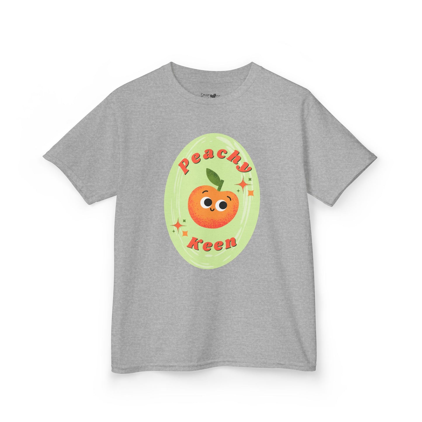 Peachy Keen Kids Tee - Fun Cotton Shirt for Kids, Playful Summer Shirt, Cute Gift for Birthdays, Seasonal Celebrations, Kids Fashion
