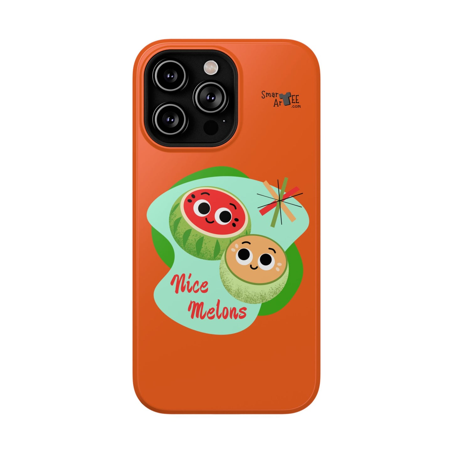 Cute Fruit Phone Case - Nice Melons Design, Impact-Resistant, Fun Gift for Kids, Phone Accessories for Celebrations, Fruit Lovers