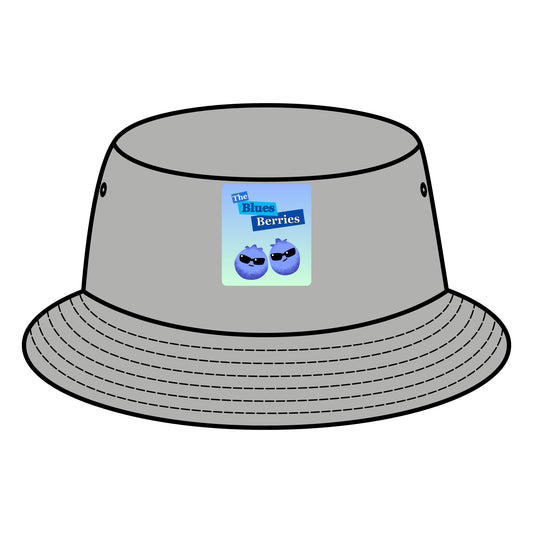Blues Brothers Fruit Pun Bucket Hat | Trendy Sun Hats for Summer, Outdoor Activities, Beach Days, Gardening, Unique Gift Idea