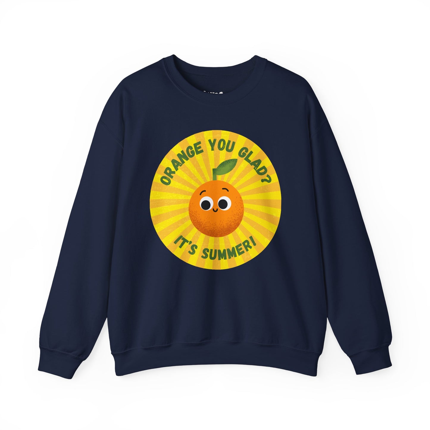 Summer Vibes Crewneck Sweatshirt, Unisex Sweatshirt, Funny Summer Apparel, Gift for Fruit Lovers, Perfect for Cold Weather