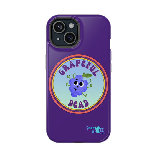 Whimsical Phone Case Featuring Grapeful Dead Design, Unique Protective Cover, Gift for Music Lovers, Fun Accessory for Festivals