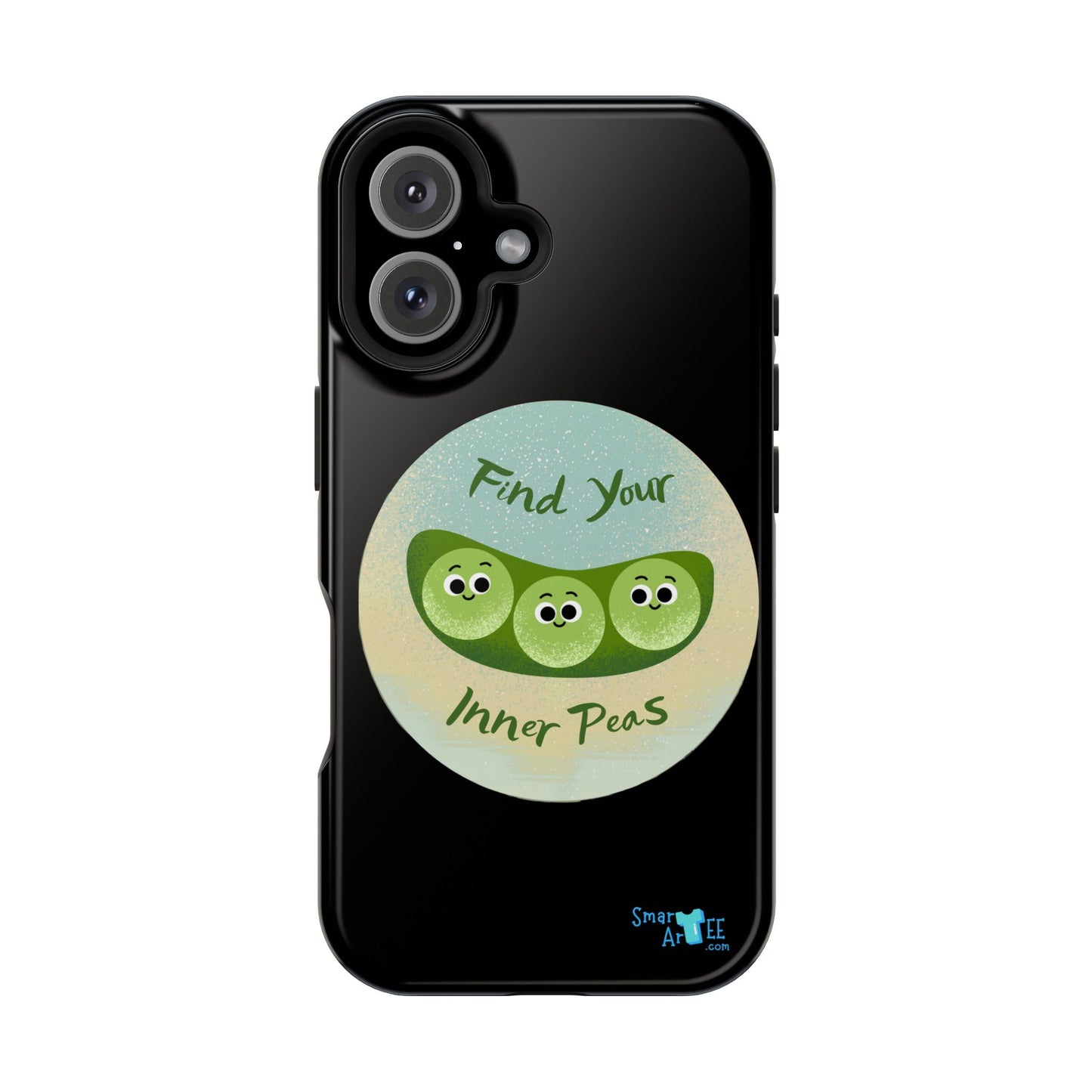 Find Your Inner Peas Phone Case | Impact-Resistant, Cute Phone Cover for Veggie Lovers, Gift for Friends, Fun Phone Accessories