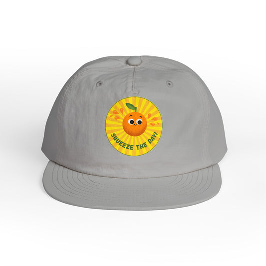 Squeeze the Day Surf Cap, Beach Hat, Summer Accessories, Bright Summer Vibes, Gift for Surfers, Fun Outdoor Gear