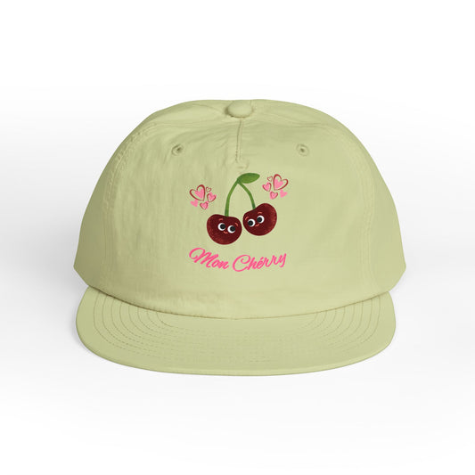 Cherry Blossom Surf Cap | Cute Beach Hat, Summer Accessory, Trendy Gift for All Ages, Adjustable Snapback, Fun Vacation Gear