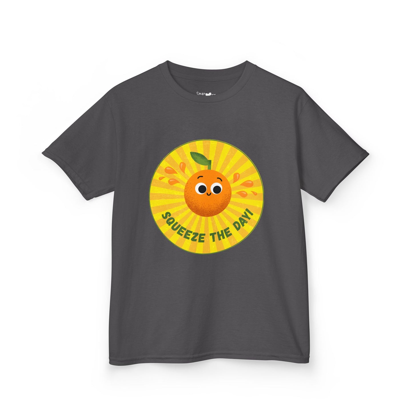 Kids Squeeze the Day Tee, Fun Cotton Shirt for Boys & Girls, Cute Summer Outfit, Kid's Playwear, Children’s Gift Tee