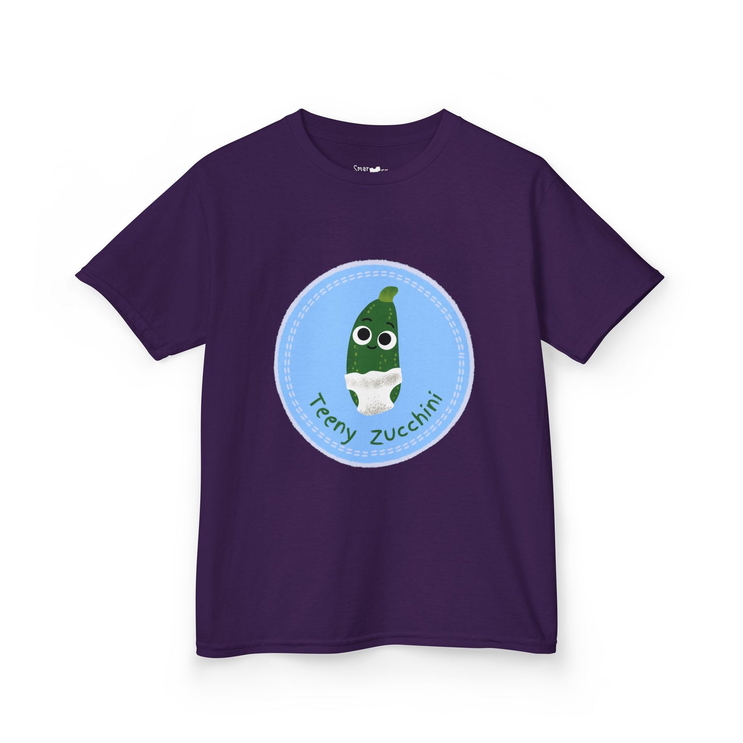 Kids Zucchini Tee, Cute Vegetable Shirt, Funny Kids Apparel, Gift for Kids, Playful Shirt, Gardening Themes