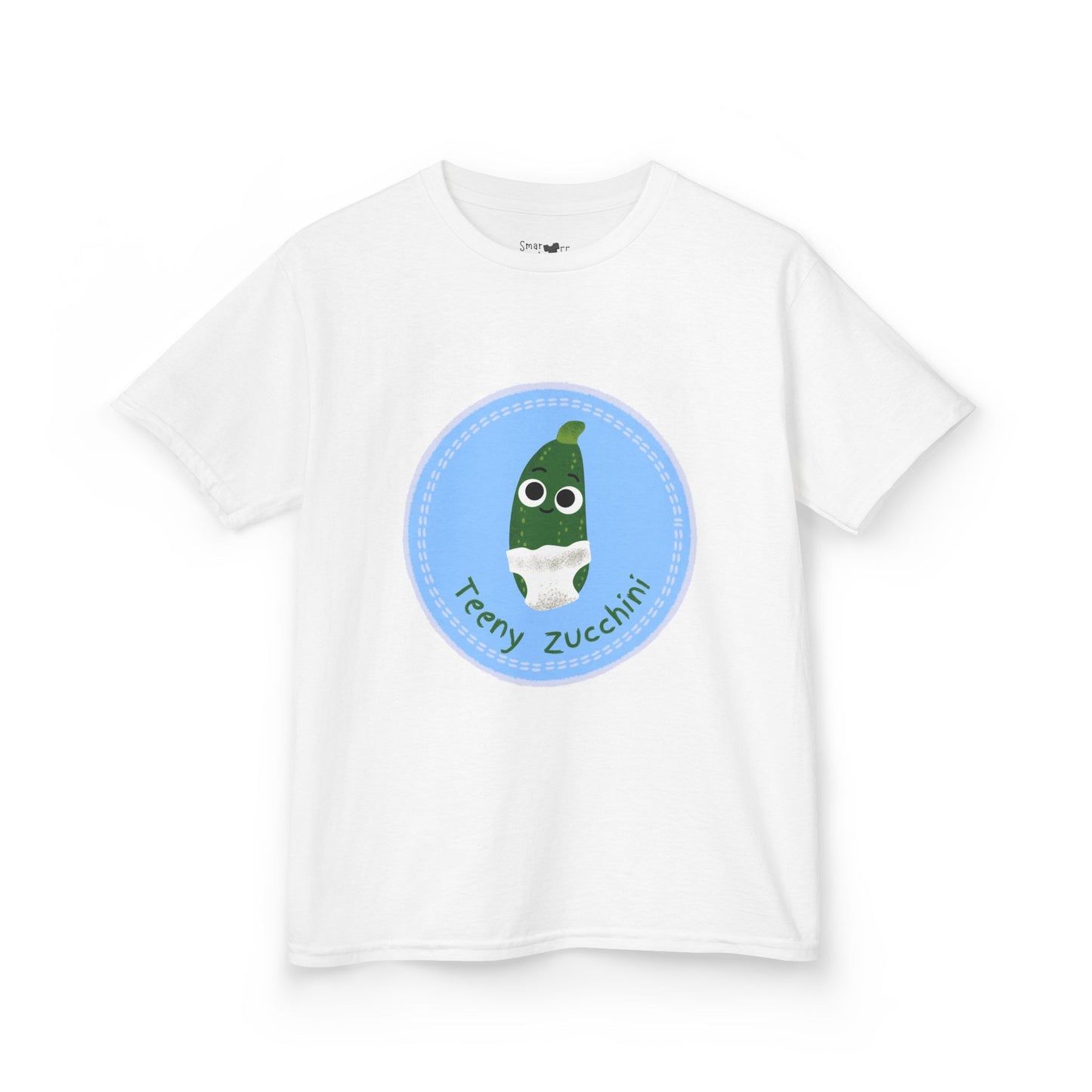 Kids Zucchini Tee, Cute Vegetable Shirt, Funny Kids Apparel, Gift for Kids, Playful Shirt, Gardening Themes