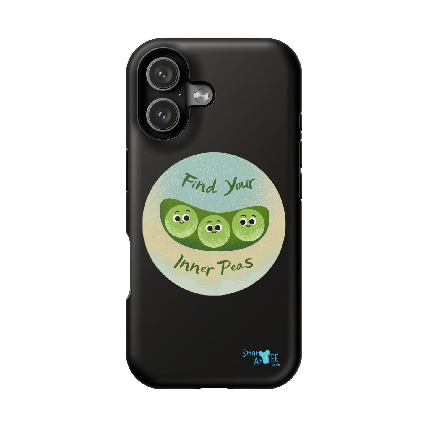 Find Your Inner Peas Phone Case | Impact-Resistant, Cute Phone Cover for Veggie Lovers, Gift for Friends, Fun Phone Accessories