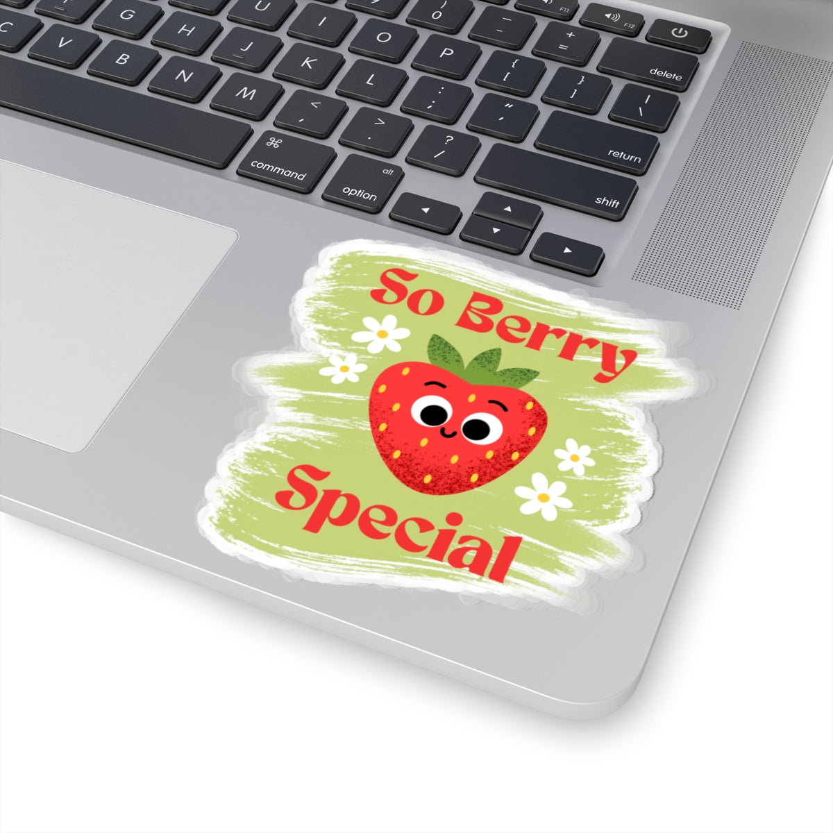Cute Strawberry Kiss-Cut Stickers | Fun Decor for Laptops, Water Bottles, Journals, Gifts, Party Favors