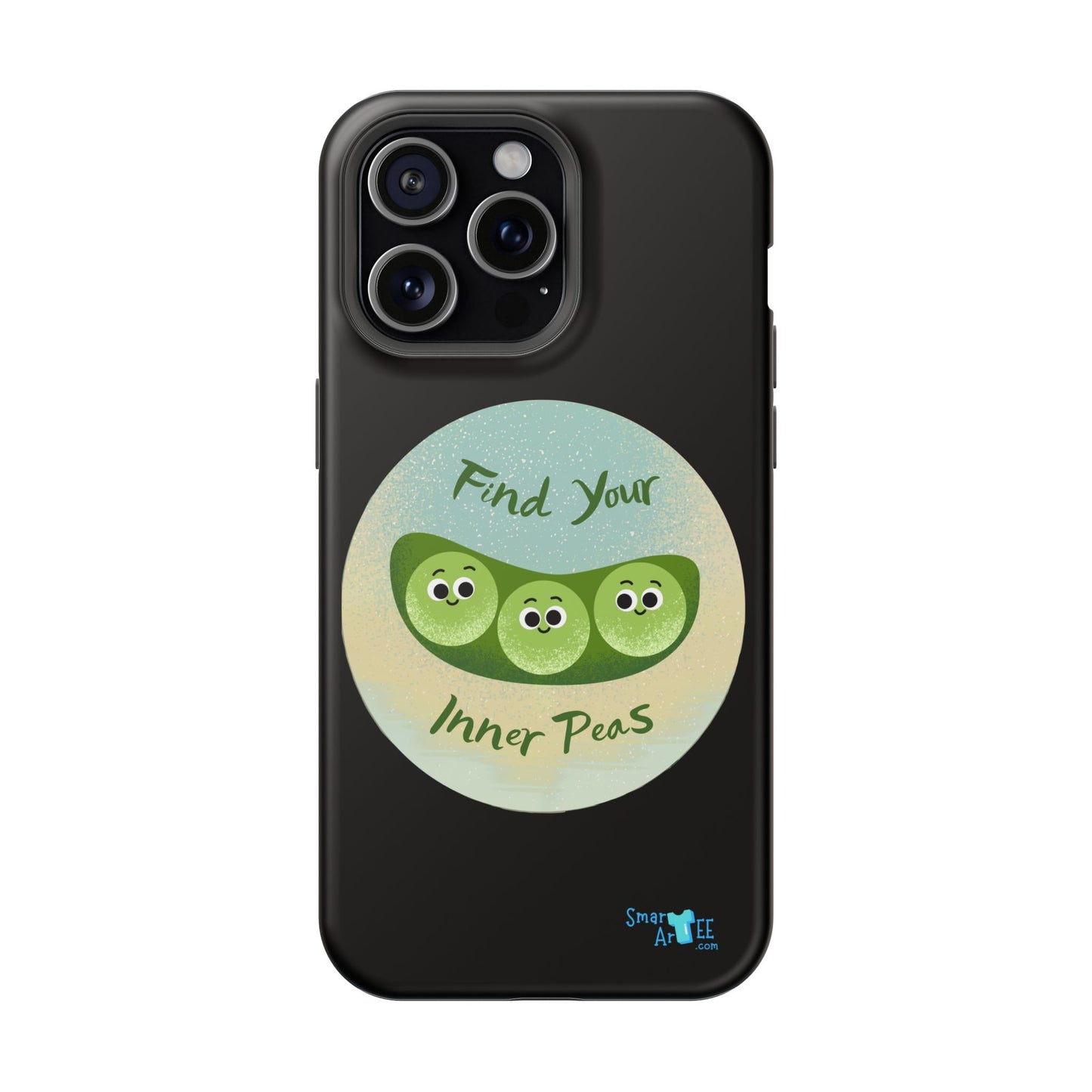 Find Your Inner Peas Phone Case | Impact-Resistant, Cute Phone Cover for Veggie Lovers, Gift for Friends, Fun Phone Accessories