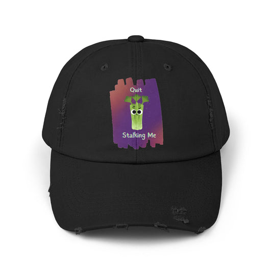 Quirky Distressed Cap for Fun-Loving Individuals, Casual Fashion Hats, Gift for Friends, Unique Accessories, Everyday Wear