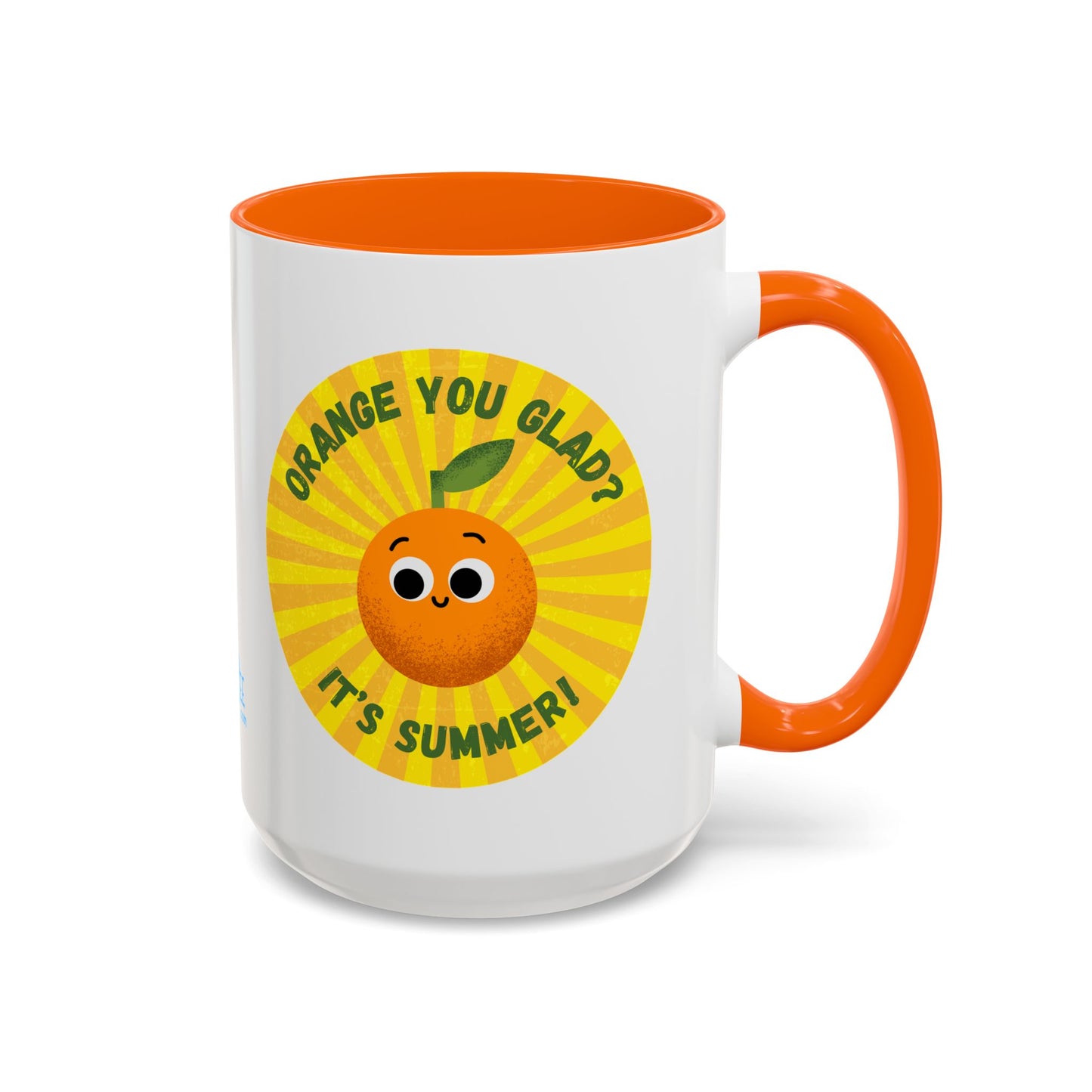 Sunny Citrus Coffee Mug - Perfect for Summer! | Fun Gift for Coffee Lovers, Kitchen Decor, Orange Enthusiasts