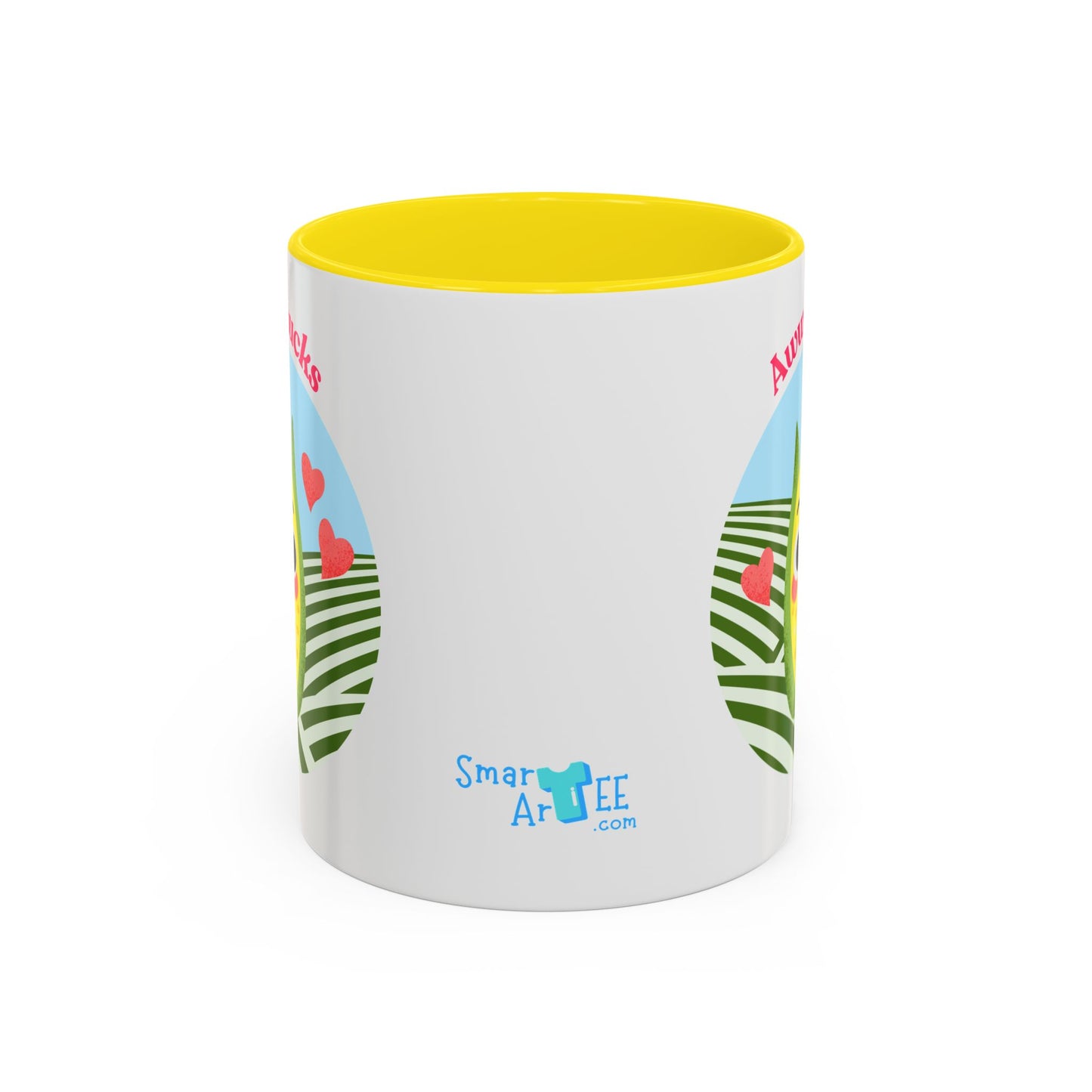 Cute Cartoon Accent Coffee Mug - Aww Shucks Happy Corn Design, Gift for Veggie Lovers, Funny Kitchen Decor, Eco-Friendly [...]